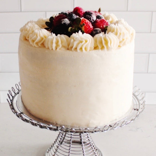 White Berry Cake